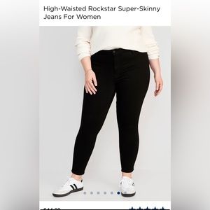 Old Navy rockstar super skinny high rise jeans